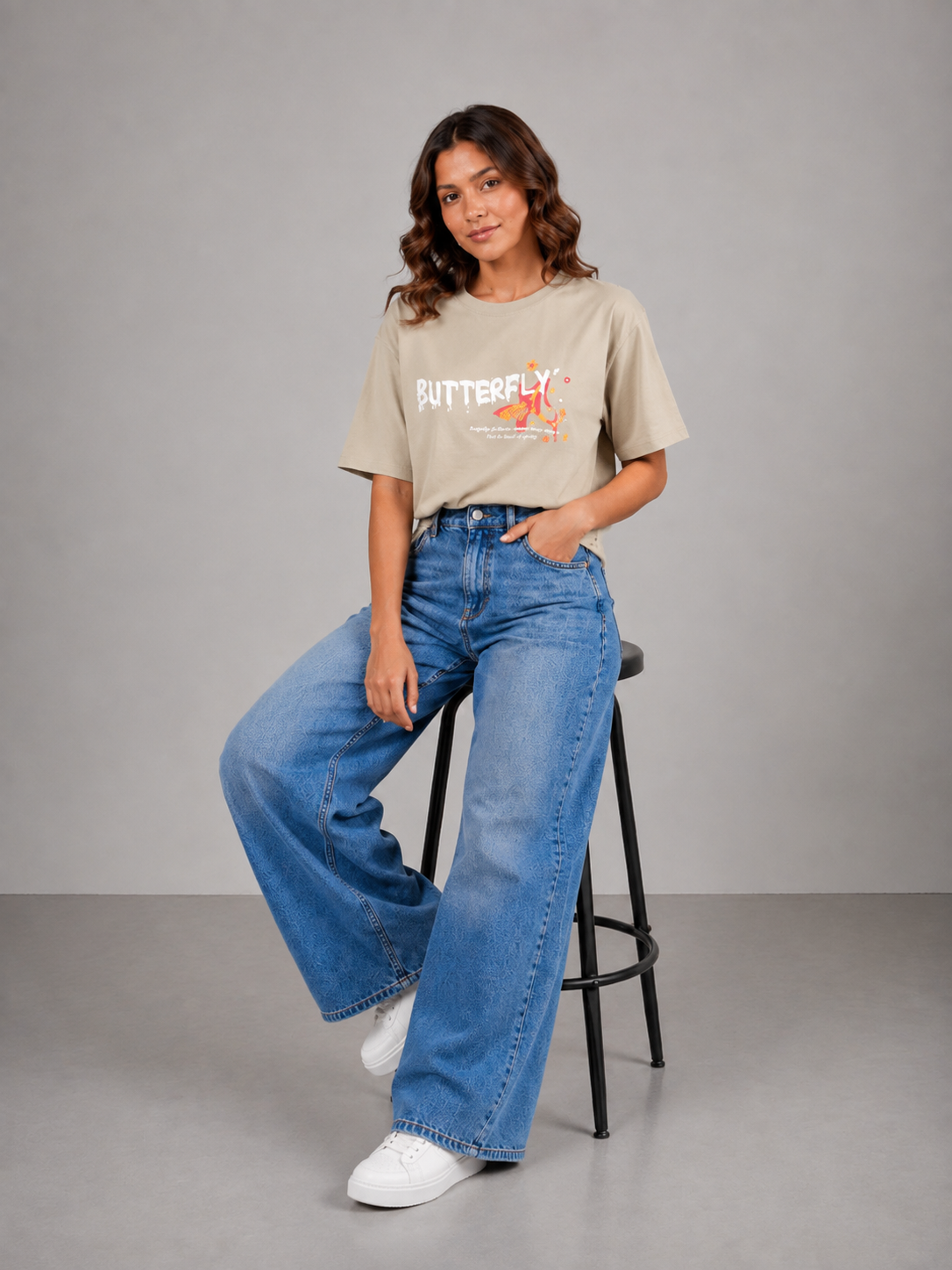 Ladies Oversized T Shirt
