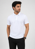 Men’s Solid Polo T-Shirt –