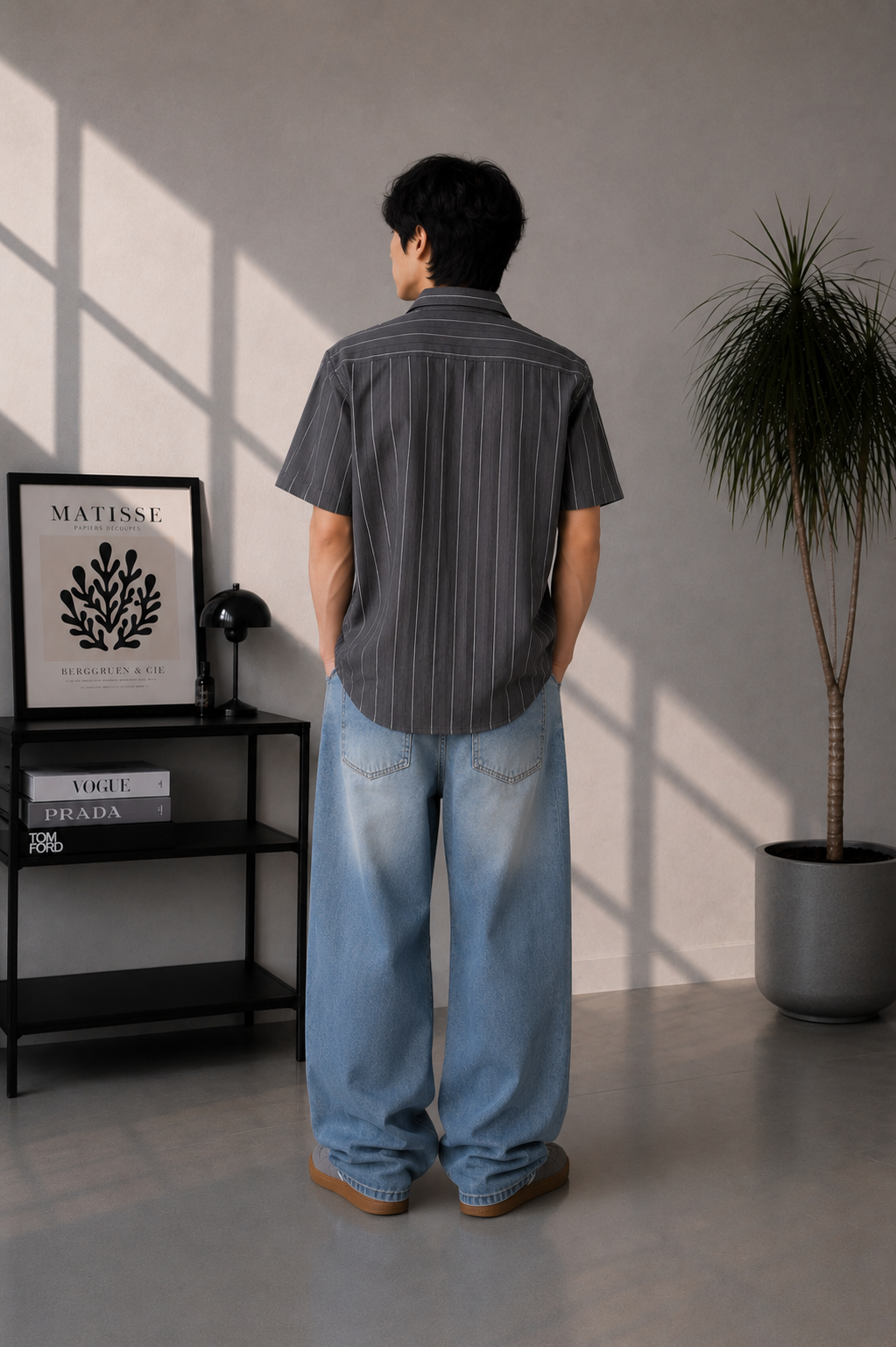 Men striped shirt