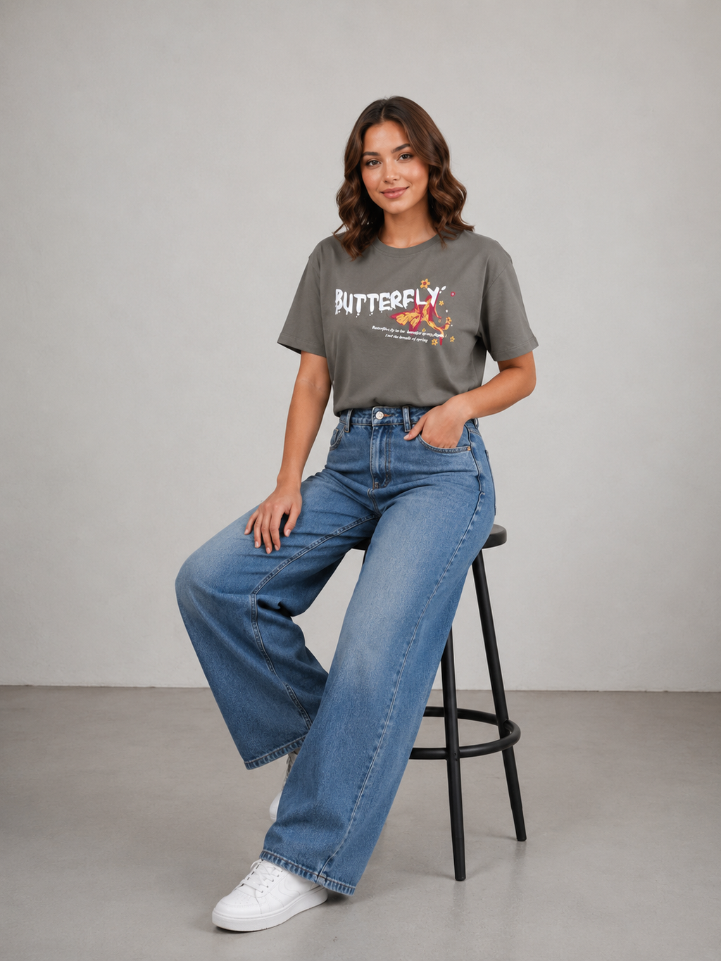 Ladies Oversized T Shirt