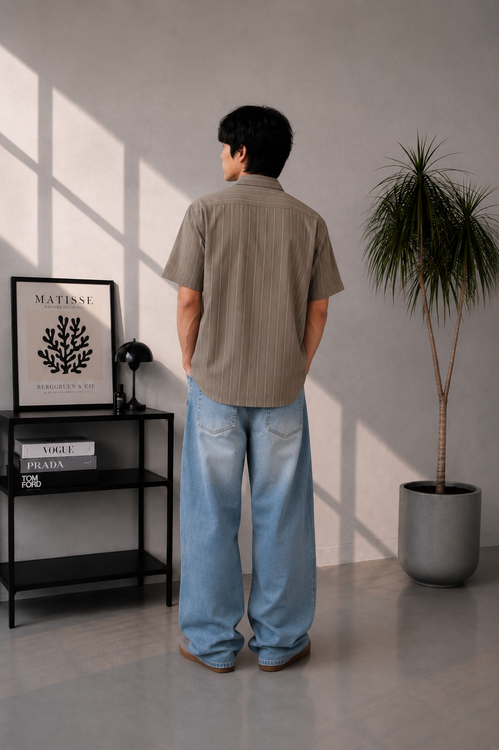 Men striped shirt