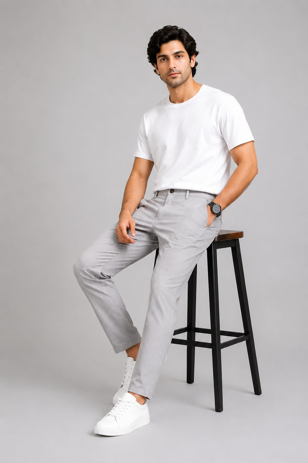 Man cotton pant