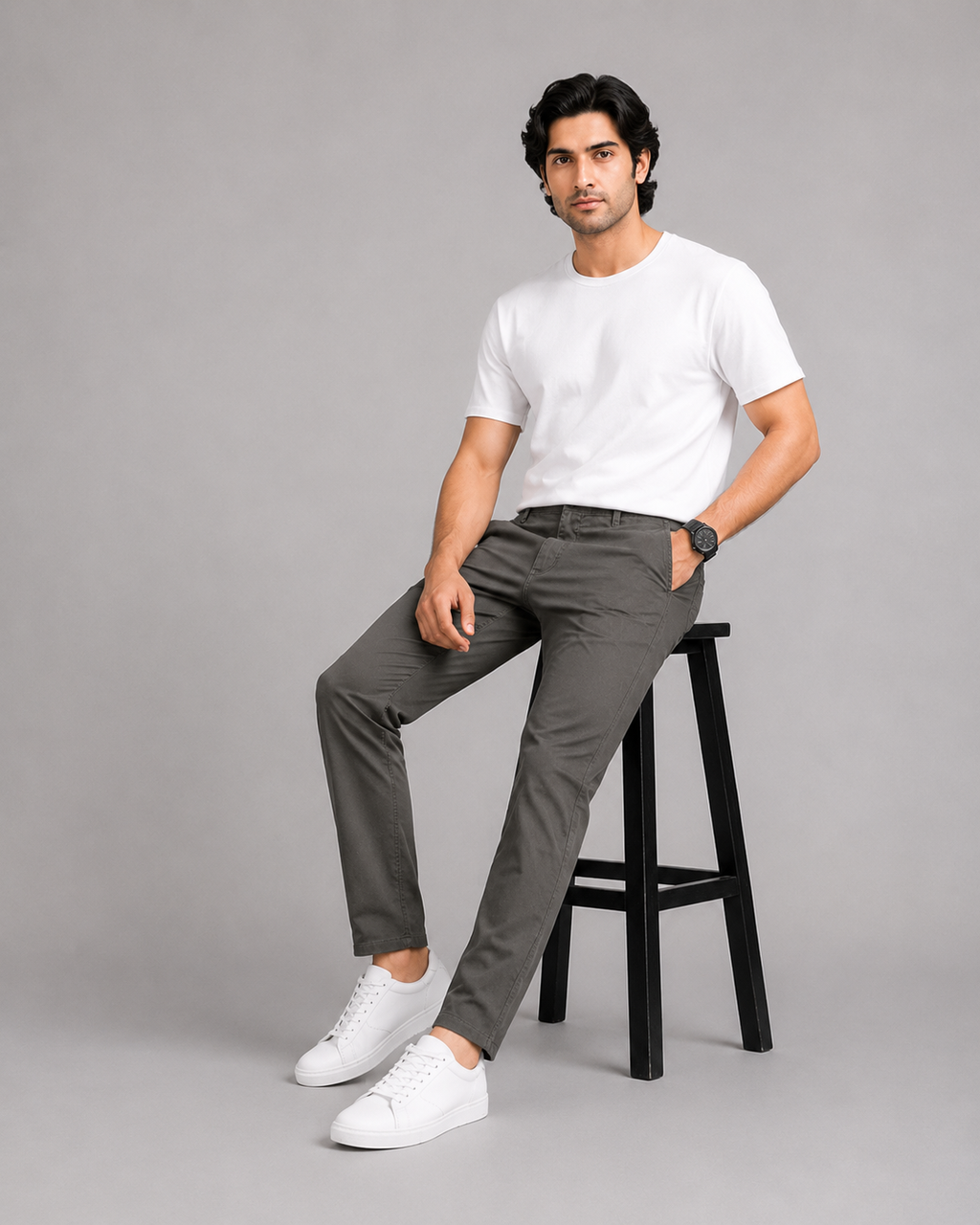 Man cotton pant
